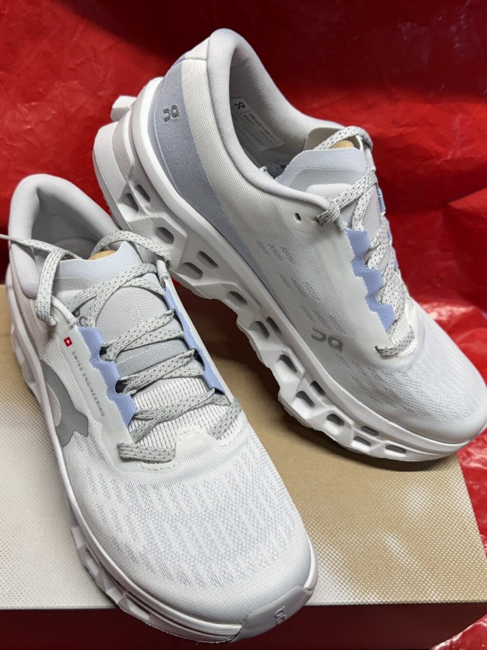 BNIB Women's On Running Cloudmonster 3, White/Frost, Size 8.5